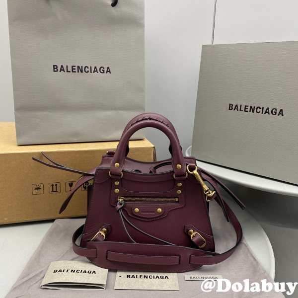 Replica balenciaga cuag plain weave wine red