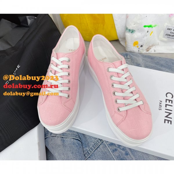 Buy 2022 Replica Celine Platform Canvas Shoes Online