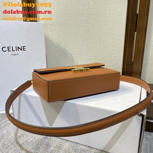 7 Star CELINE BOX TRIOMPHE Duplicate NEW BAG #199992