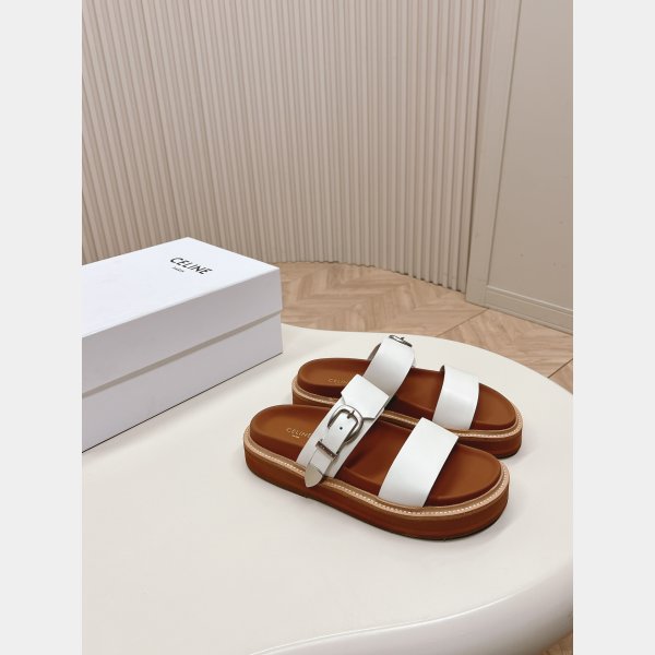 Luxury Celine Sandal Fashion Ladies Slide Platform Knockoff Shoes