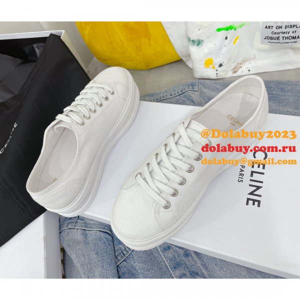 Buy 2022 Replica Celine Platform Canvas Shoes Online