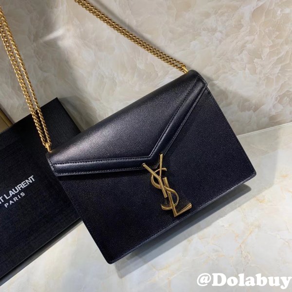 YSL Replica New Cassandra 532750 Caviar Envelope Bag