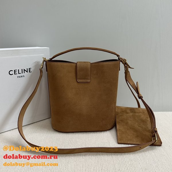 7 Star Celine Triomphe Louise Bucket Bag 116613