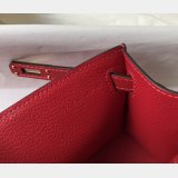 Luxury Hermes EPSOM LEATHER Mini Kelly Pouchette