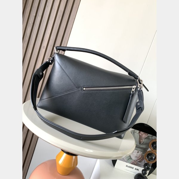 Top Quality Loewe Large Puzzle Bag In Classic calfskin 33CM