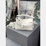 Fake Luxury Small Puzzle Bag In Soft Grained Calfskin 24CM