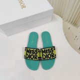 Top Quality MISS DIOR Flat Slipper DWAY SLIDE