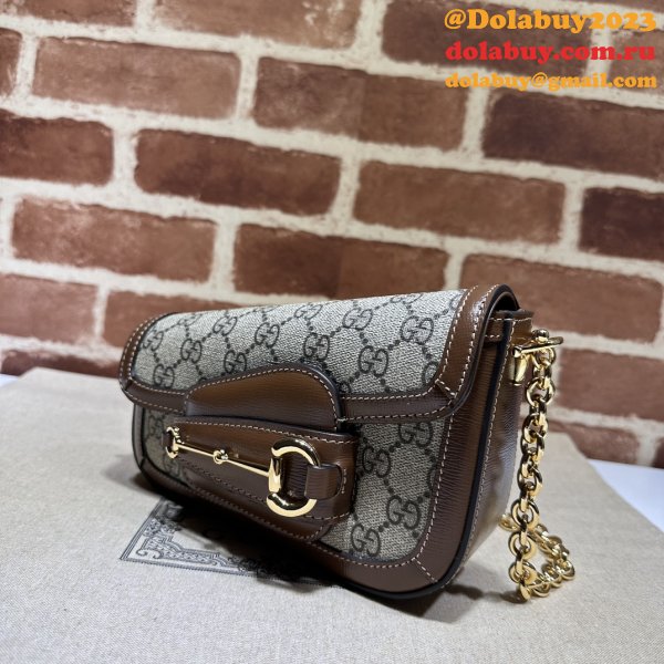 Horsebit Shoulder Gucci Perfect 1955 774209 Fashion Brown Bag