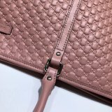 Replicas Gucci 449647 Luxury Leather Micro GG Guccissima