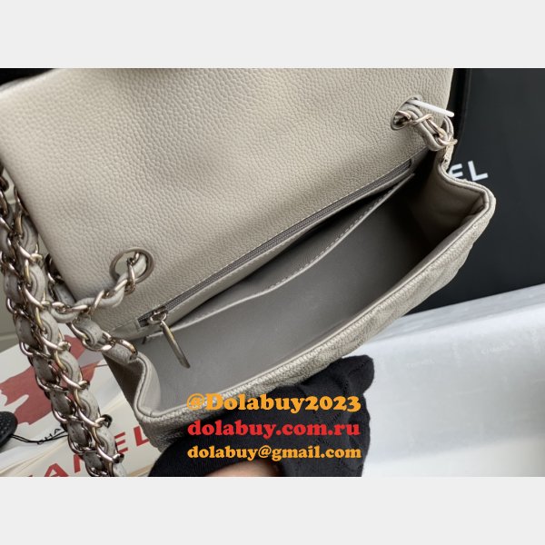 Best Chane Fake Caviar Calfskin Classic Flap Bag 1116 20CM