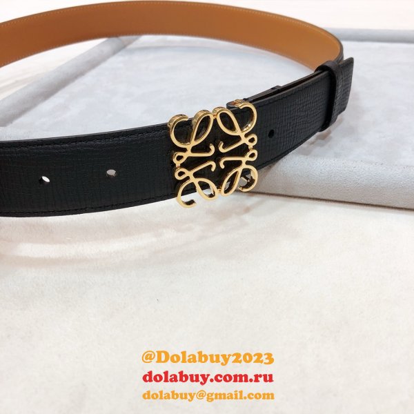 Designer Loewe Regular Knockoff 3.2CM Width Fashion Belts