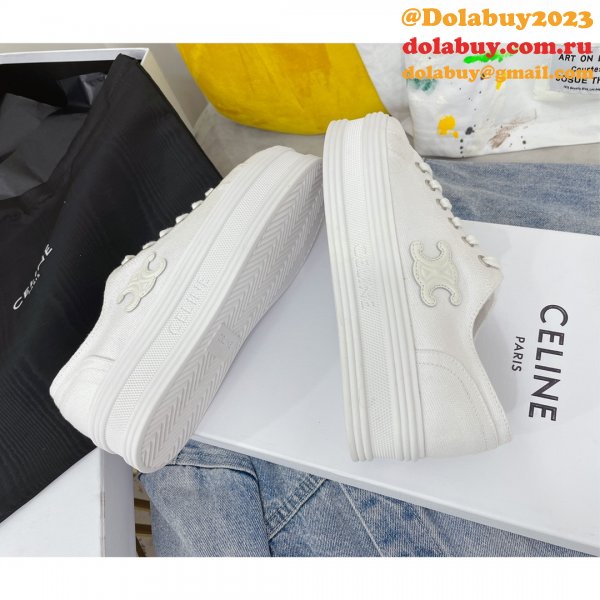 Buy 2022 Replica Celine Platform Canvas Shoes Online