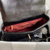 CC 7 Star 19 Large Flap AS1161 Black/Red Replicas 26CM Bag