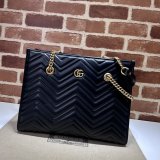 Tote GG Marmont White/Black 779724 Gucci Replica Bag