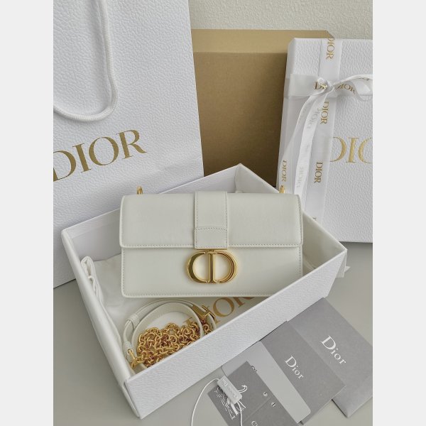 Replica Dior Black/White Montaigne High Quality 9207 Bag 21.5CM