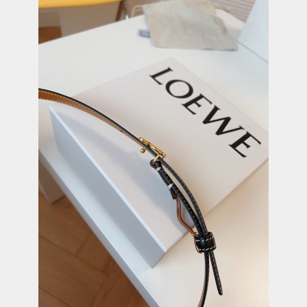 Wholesale Loewe Women Belt 1:1 Mirror Smooth 1.5cm Width