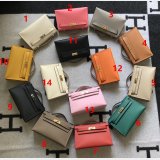 Luxury Hermes EPSOM LEATHER Mini Kelly Pouchette