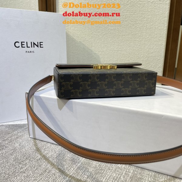 7 Star CELINE BOX TRIOMPHE Duplicate NEW BAG #199992