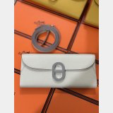 Luxury Hermes  D Ancre to go clutch Epsom bag