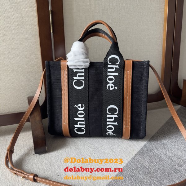 High Quality Chloe Woody Handbag Wholesale online Black