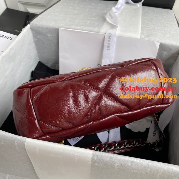 CC 7 Star 19 Large Flap AS1161 Black/Red Replicas 26CM Bag