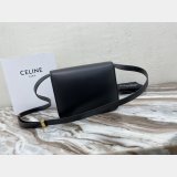 Replica Celine Teen Classic Leather Shoulder Black Bag