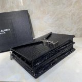 Saint Laurent AAA+ Replicas Shoulder 377057 Black/Red Bags