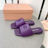 Perfect MiuMiu Bread Slippers Summer Replica Sandals