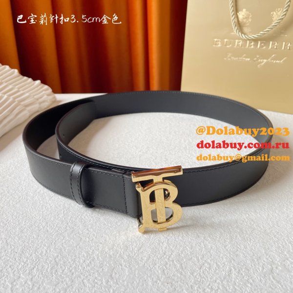 Replica Best Burberry Belt 35MM For Sale