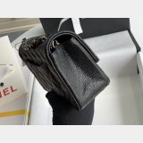 Top Quality CC Caviar Leather Flap Bag 1116 20CM