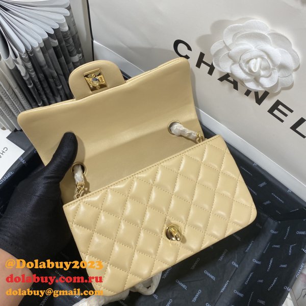 Top Quality CC Lambskin Flap Bag 1116 20CM