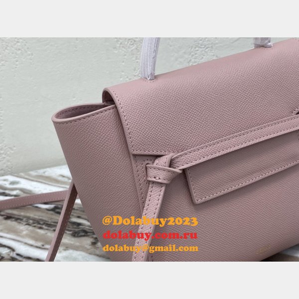 Celine AAA+ celine nano belt pink bag High Quality