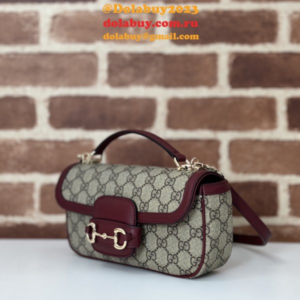 Designer Gucci Horsebit Duplicate Shoulder 815206 7 Star Bag