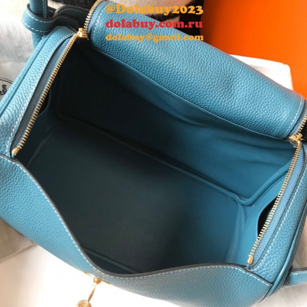 Hermes Replica Blue Lindy 26cm Bags Sale Outlet Online