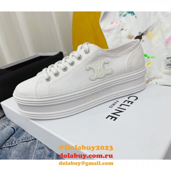 Buy 2022 Replica Celine Platform Canvas Shoes Online