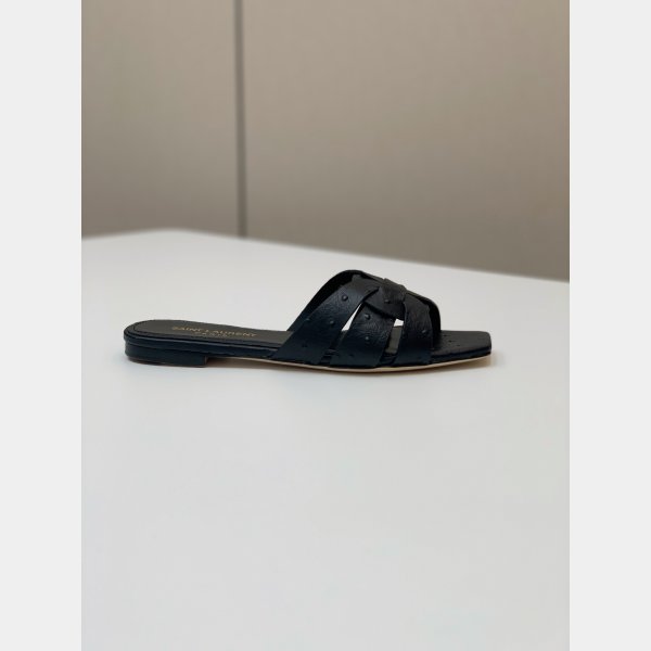 Designer Saint Laurent Knockoff Tribute Slides Shoes