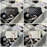 Replica AS4967 Classic Flap Luxury 7 Star Black/White Bags