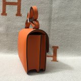 Hermes Constance Bag 18cm Epsom Leather Orange