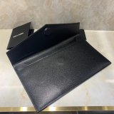 YSL AAA+ CLUTCH IN GRAIN DE POUDRE EMBOSSED LEATHER