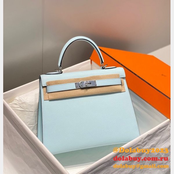 Hermes Outlet Epsom Kelly 19/25/28CM 1:1 Replica Bag